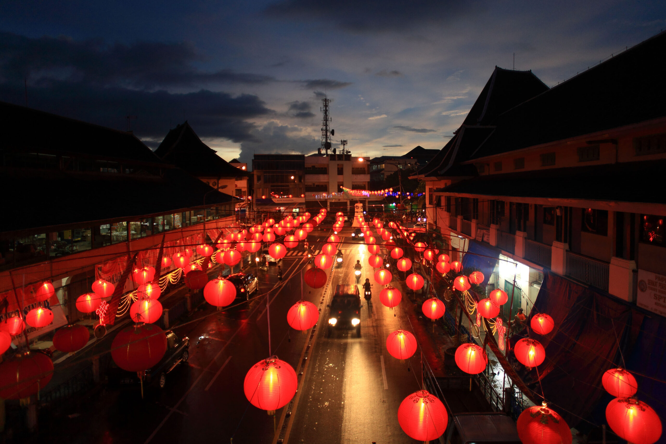 Batam City Decorated With Chinese Ornaments and Trinkets